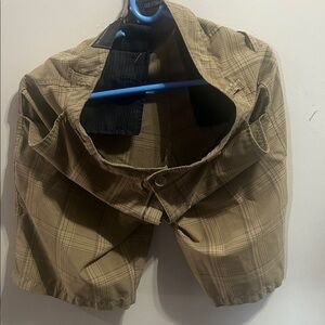 Men's Plaid Cargo Shorts